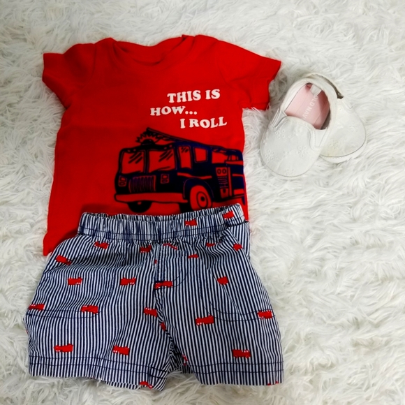 Carter's Other - Carter Boys Short Set 3mo